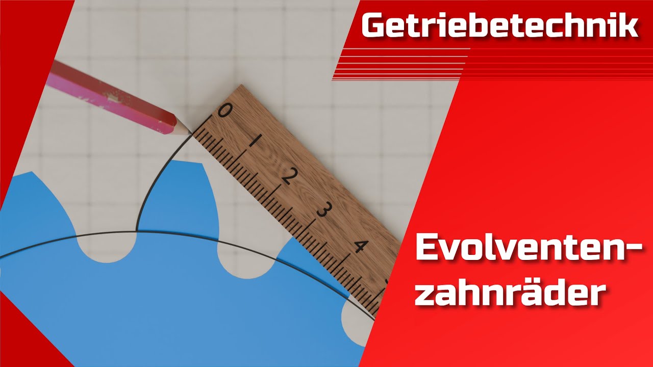 Geometrie von Evolventenzahnr&auml;der | Was ist eine Evolvente? | Modul | Teilkreisdurchmesser