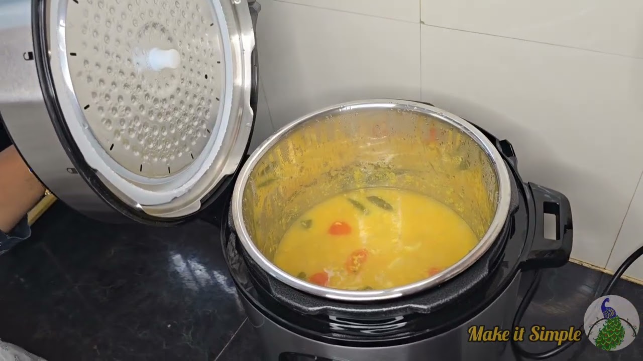 Prestige Electric Pressure Cooker Review cooking Sambar and Rice
