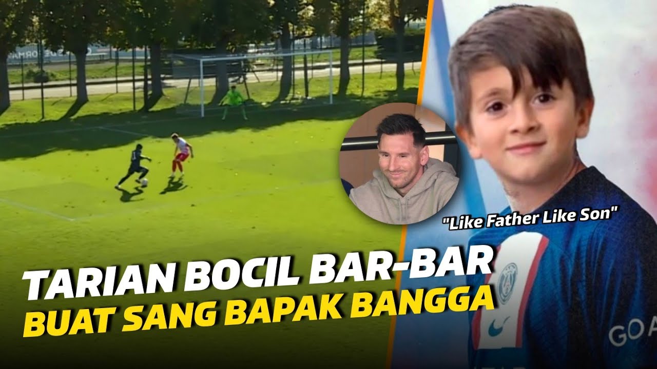 UDAH MAKIN BESAR DAN BERTENAGA‼️Lihat Aksi Bocil Bandel Thiago Messi Buktikan Tak Kalah Dari Messi