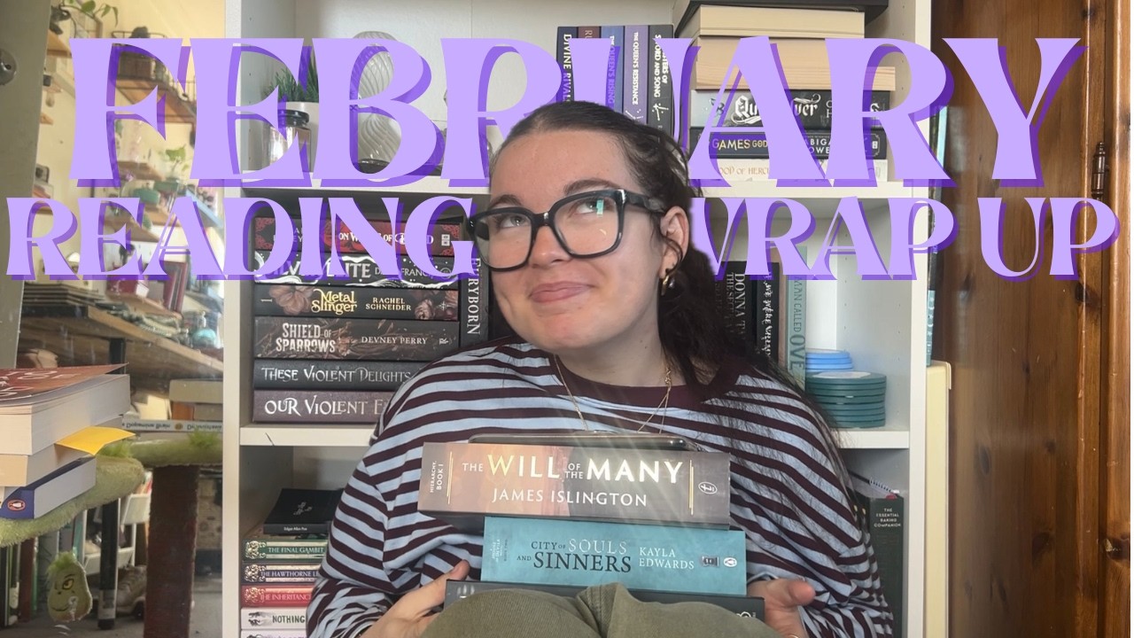 my february reading wrap up 📚 🥀🗡 two 5 star reads 🌟