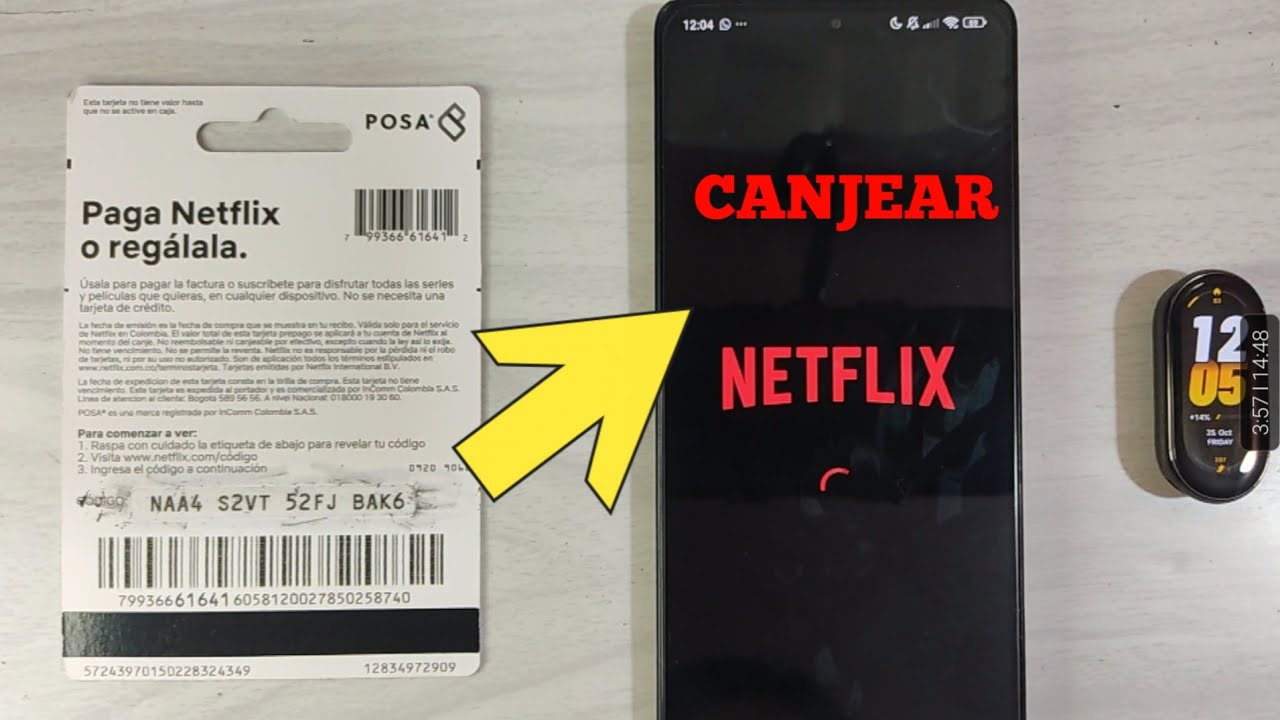 como CANJEAR CÓDIGO DE TARJETA NETFLIX 2026