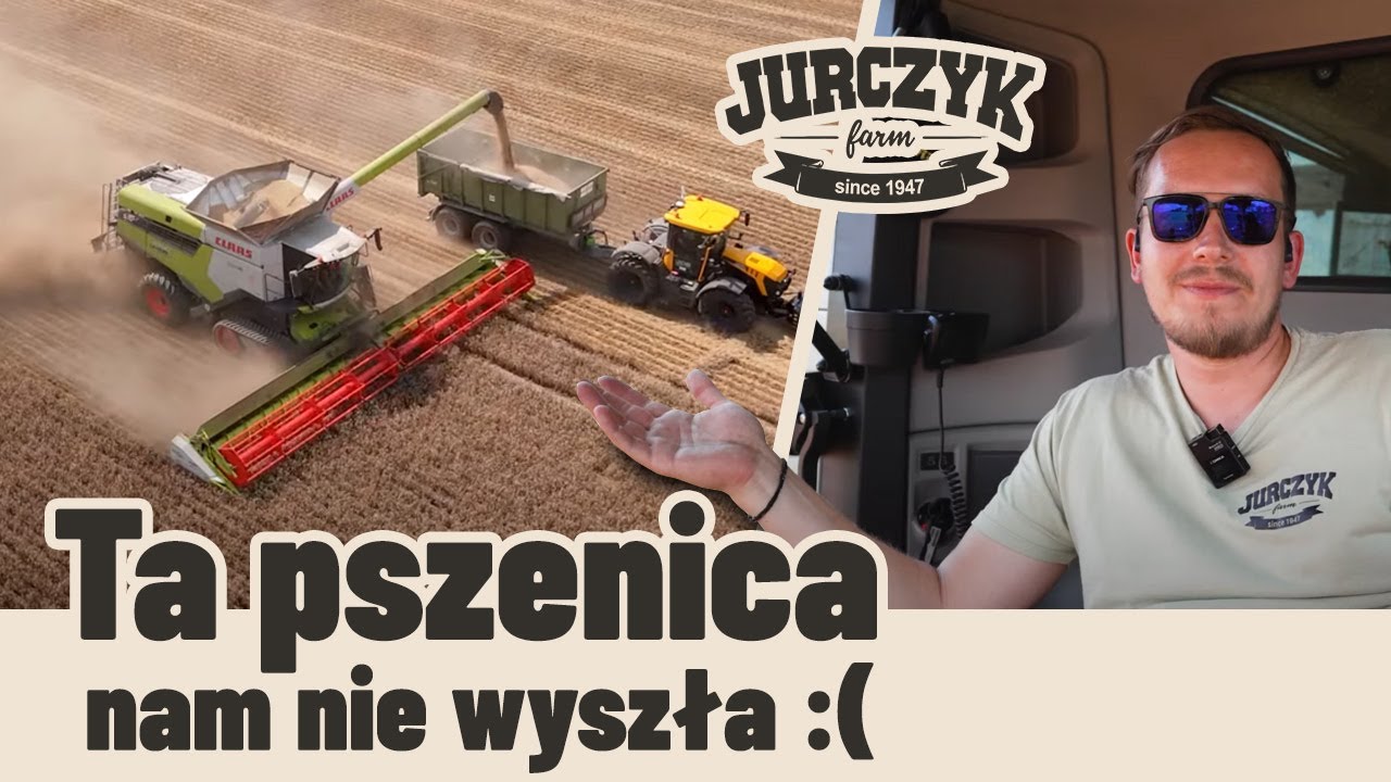23. Żniwa na Koszęcinie - ta pszenica nam nie wyszła :( #kombajn #zniwa #farm #gospodarstwo