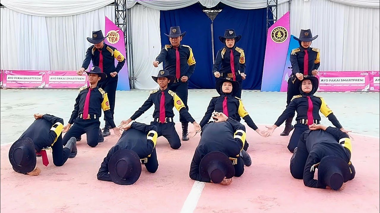 NINJA BANYUWANGI DUKUN SANTET!! PASKIBRA SMAN 1 SINDANG A LKBB KSATRIA SAMUDRA 7