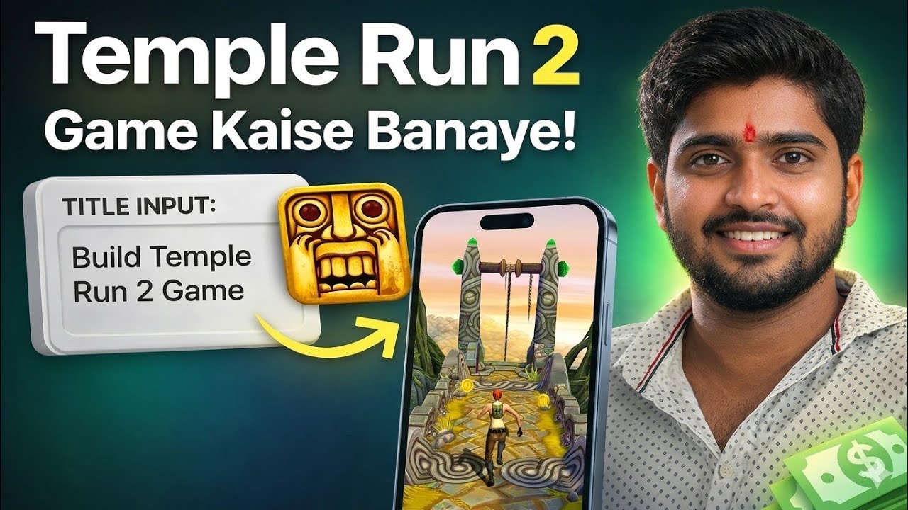Build a Temple run game with Chatgpt in mobile | khud ka Temple run game kaise banaya | make Ai game