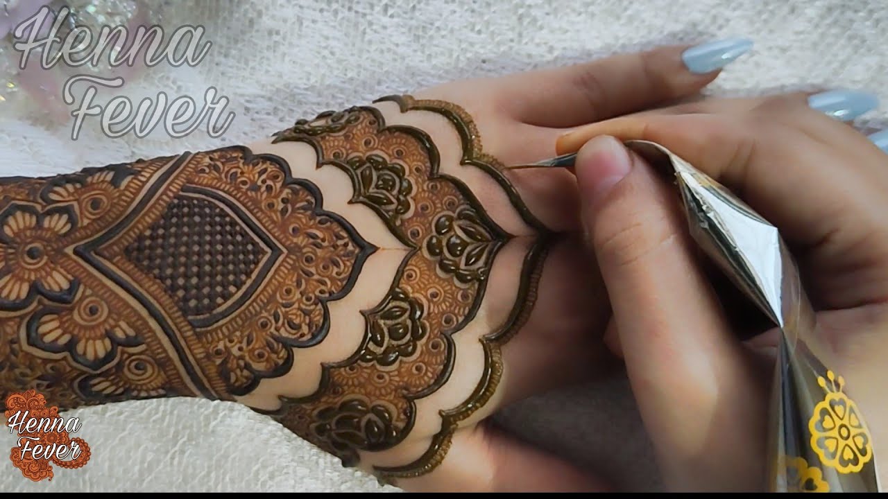 Trending Indian Mehndi Henna Design | Step by Step Tutorial | Henna Fever