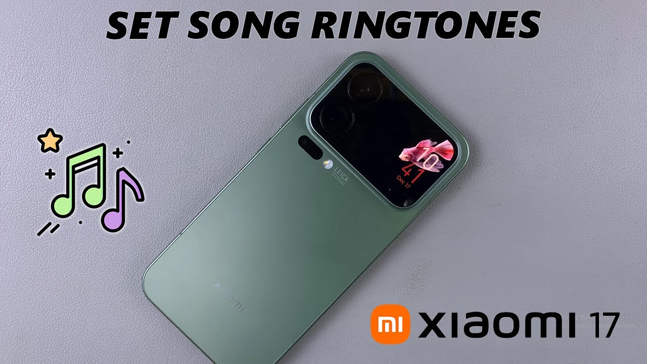 Как установить любую песню (музыку) в качестве мелодии звонка на Xiaomi 17 Pro