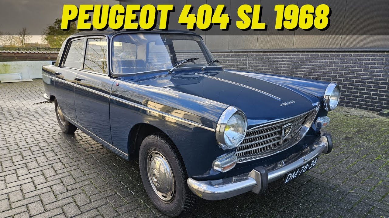 [SOLD] PEUGEOT 404 SL 1968 OLDTIMER TE KOOP CLASSIC CAR FOR SALE