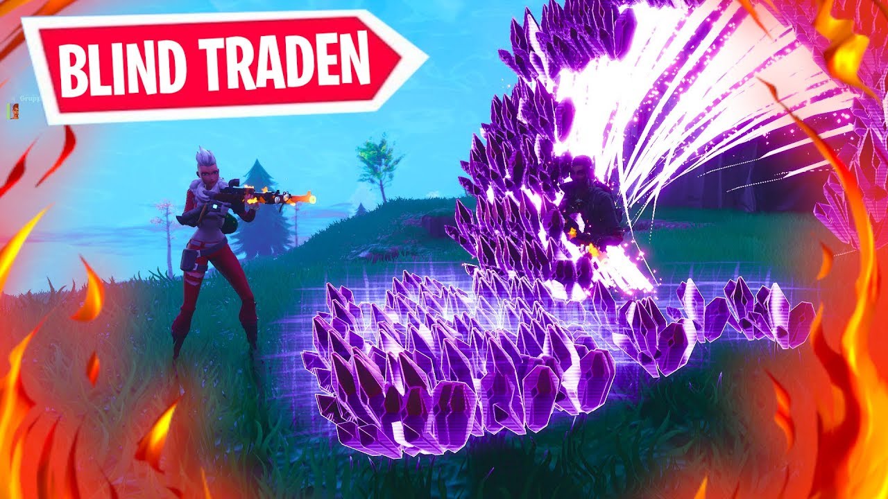 Die 2 REICHSTEN SPIELER in RDW TRADETEN BLIND und das passierte... 😱 Fortnite Rette die Welt