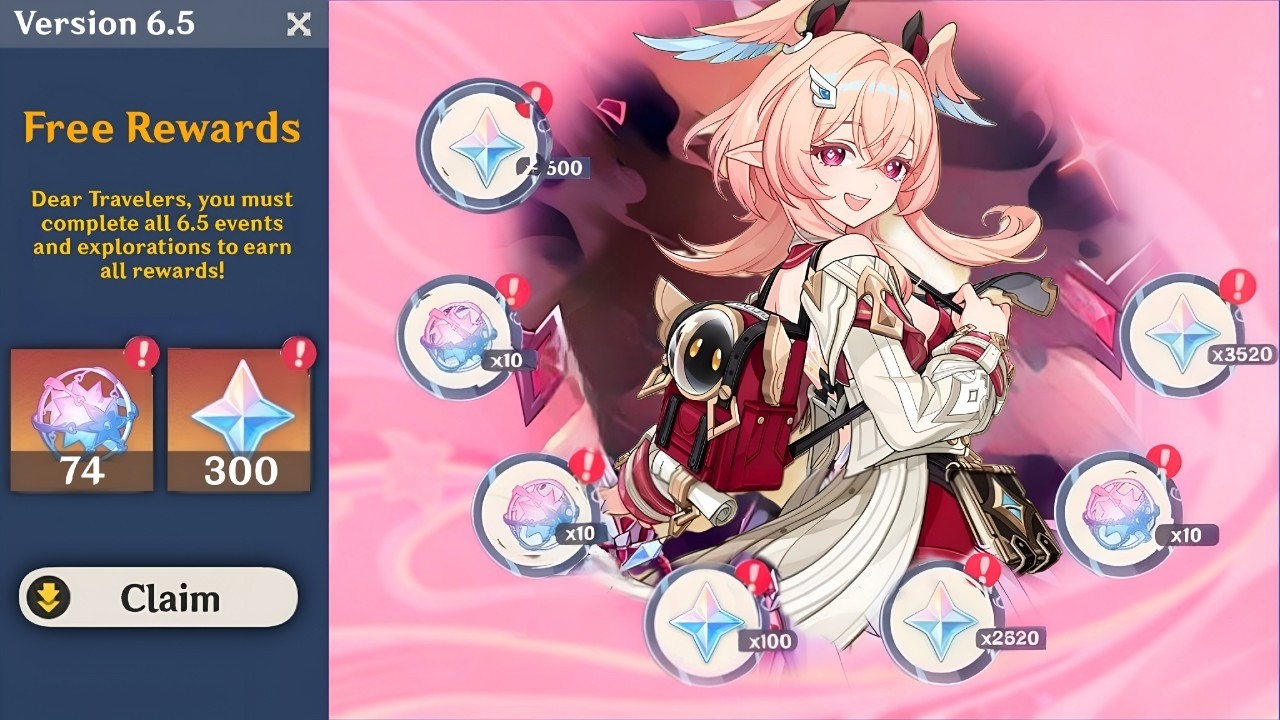 NEW UPDATE! HOW TO GET 74 FREE PULLS IN 6.5 FOR LINNEA & CHASCA - Genshin Impact