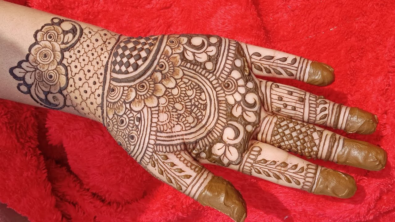Trending mehandi design🌿✨❤!!