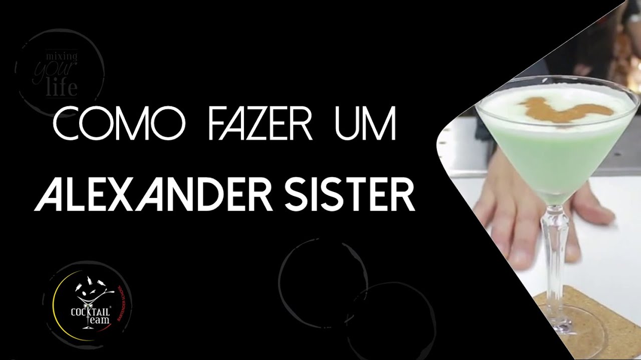 How to make an Alexander Sister | COCKTAIL TEAM