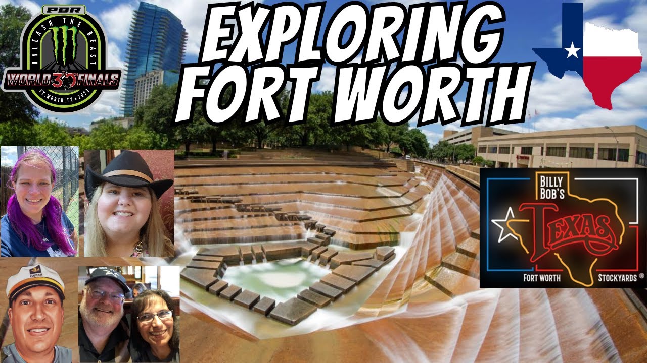 Fort Worth Water Gardens, Sundance Square & Fort Worth Stockyards - Fort Worth Vlog Series 2023