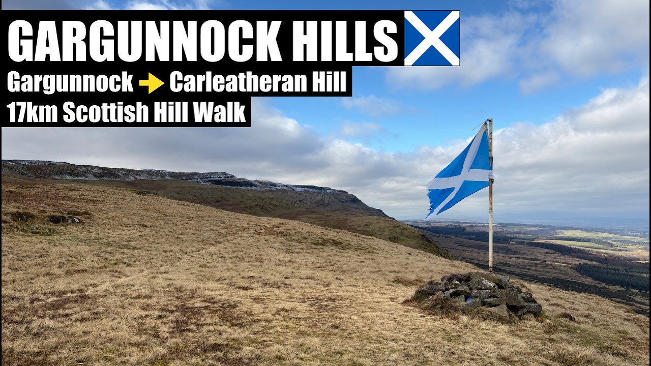 Gargunnock to Carleatheran Hill - 17km Scottish Hill Walking Circuit 🏴󠁧󠁢󠁳󠁣󠁴󠁿