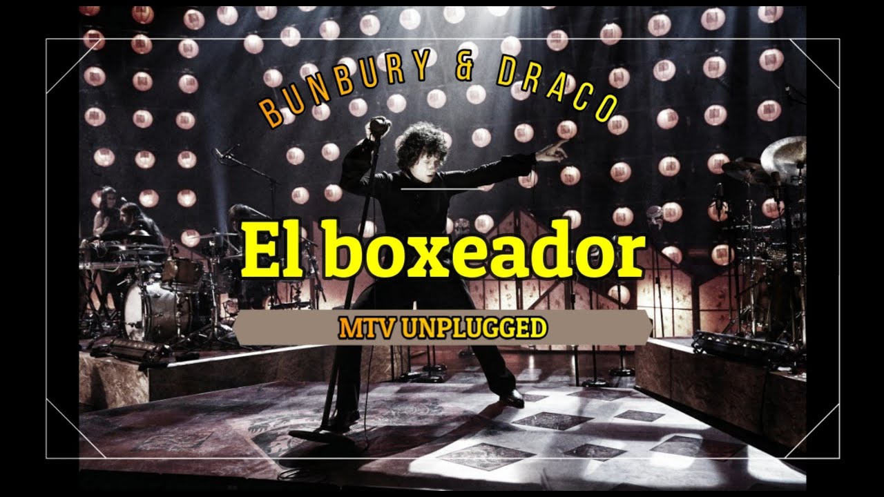 El boxeador - Enrique Bunbury feat. Draco Rosa (MTV unplugged) Karaoke
