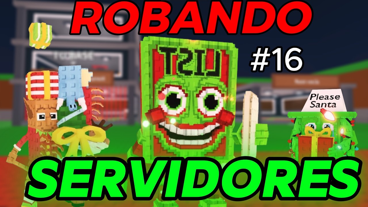 *SORTEOS* ROBANDO en SERVERS PUBLICOS 🥵🔥 Día 16 | Roblox roba un brainrot