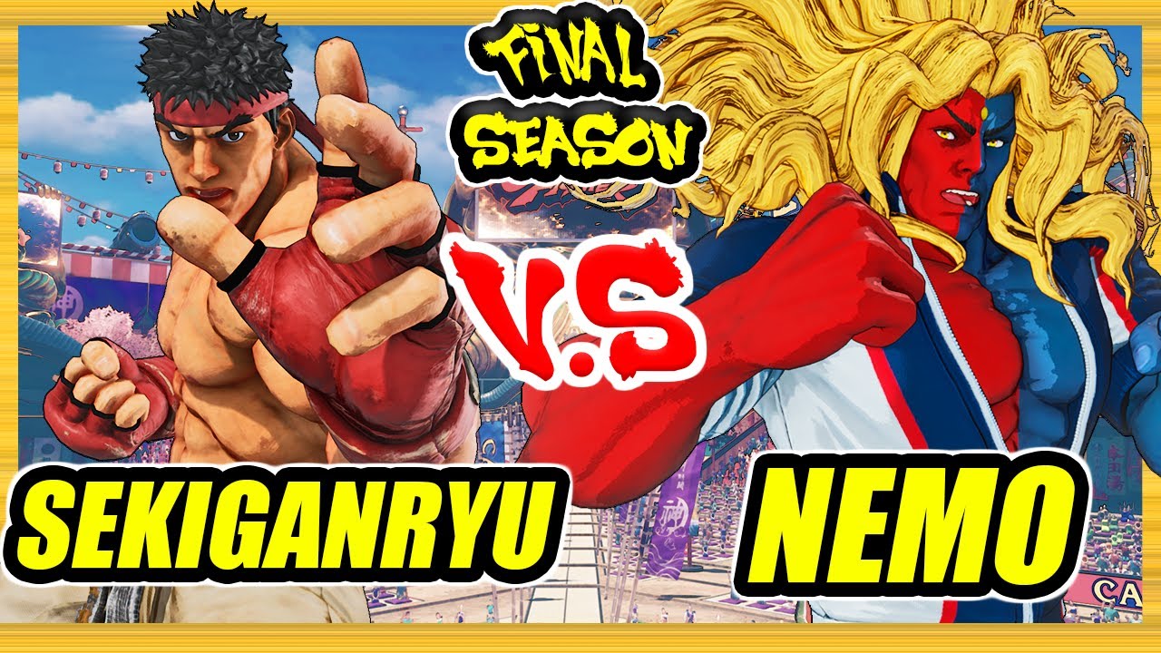 SFV CE 🔥 Sekiganryu (Ryu) vs Nemo (Gill) 🔥 Ranked Set 🔥 Street Fighter 5
