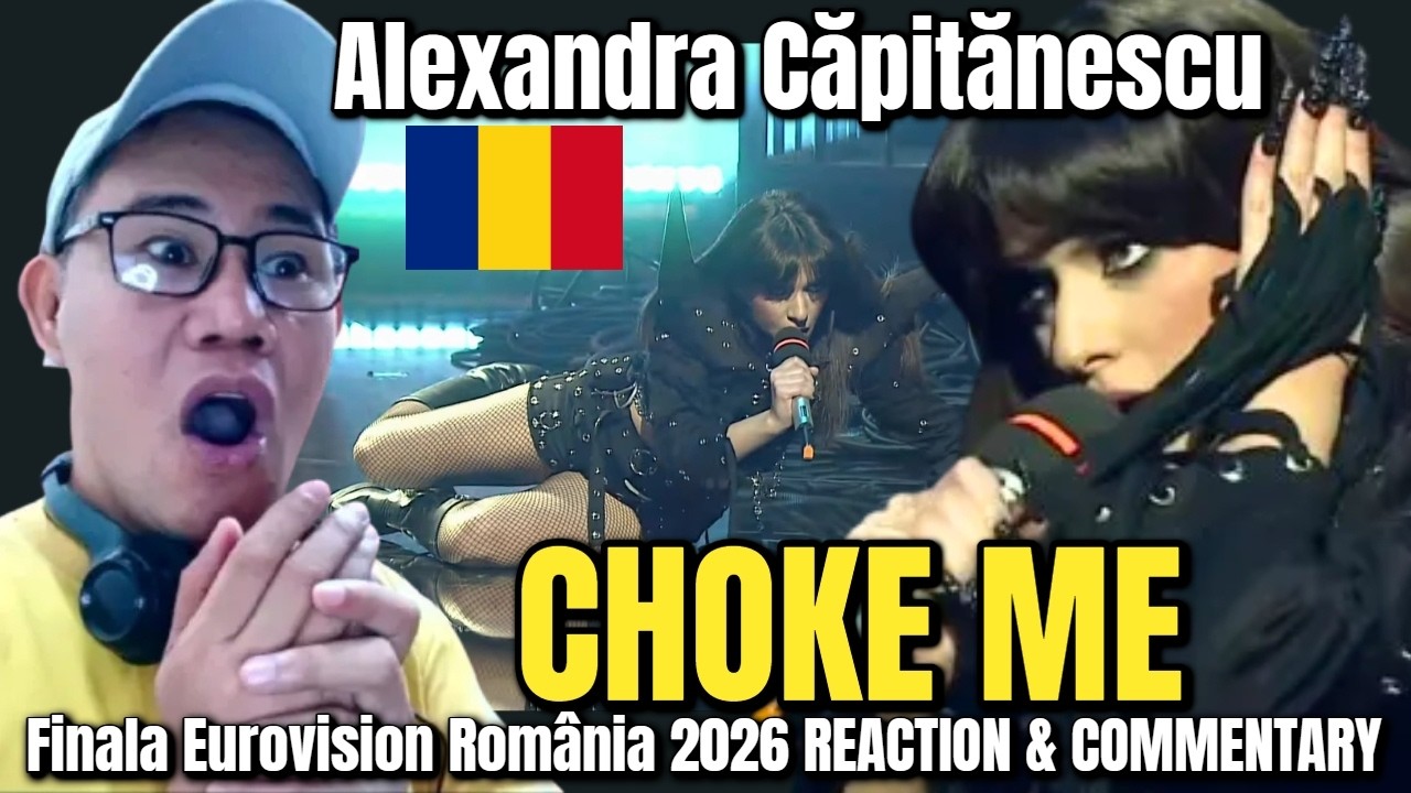 Александра Кэпитэнеску - Choke Me - финал Евровидения 2026, Румыния, РЕАКЦИЯ