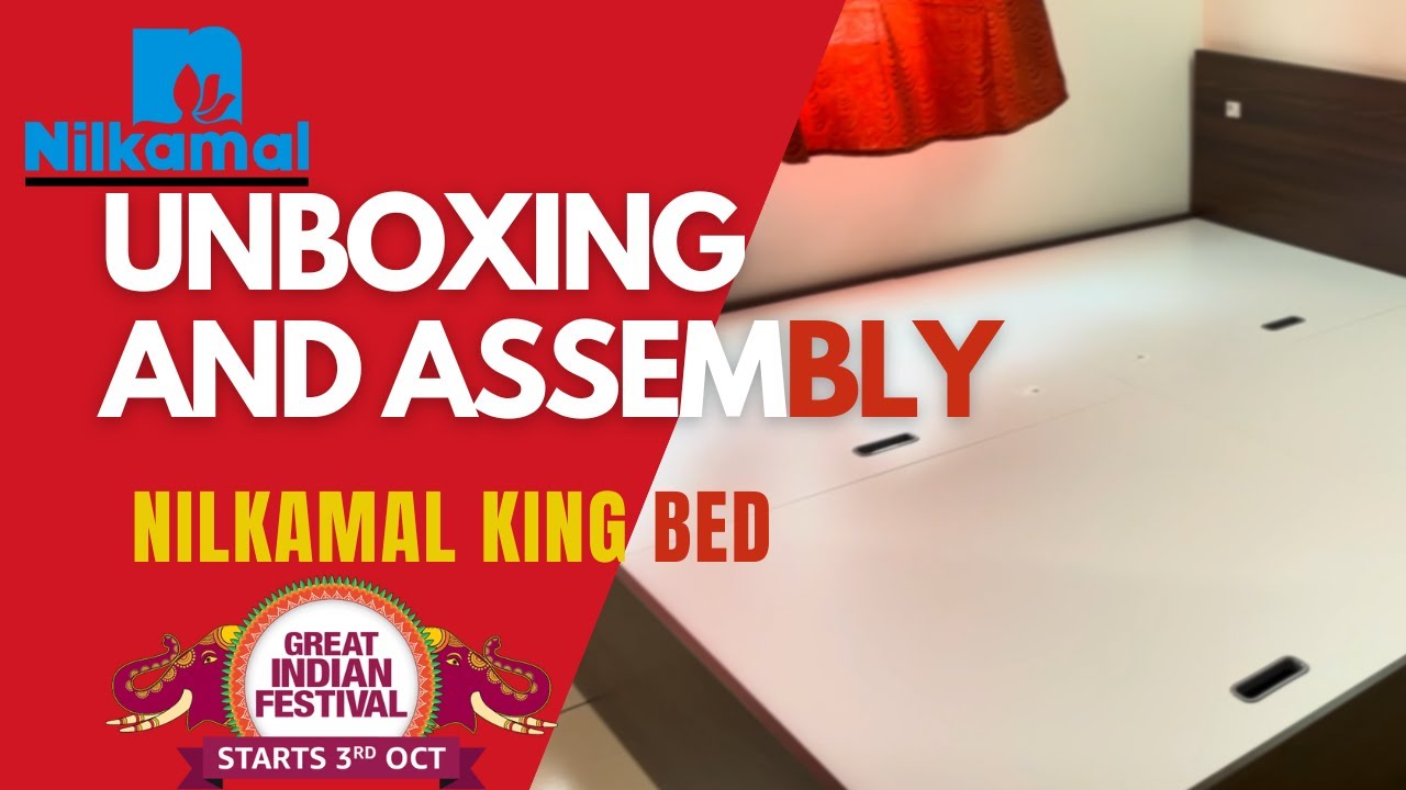 Unboxing & Assembling | Nilkamal Arthur King Size Bed | A Detailed Guide