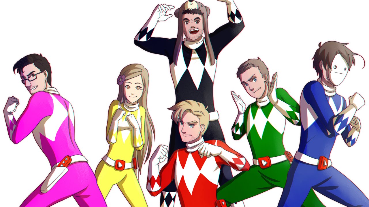 Kiwa Draws: Power Rangers Youtube Force SPEEDPAINT