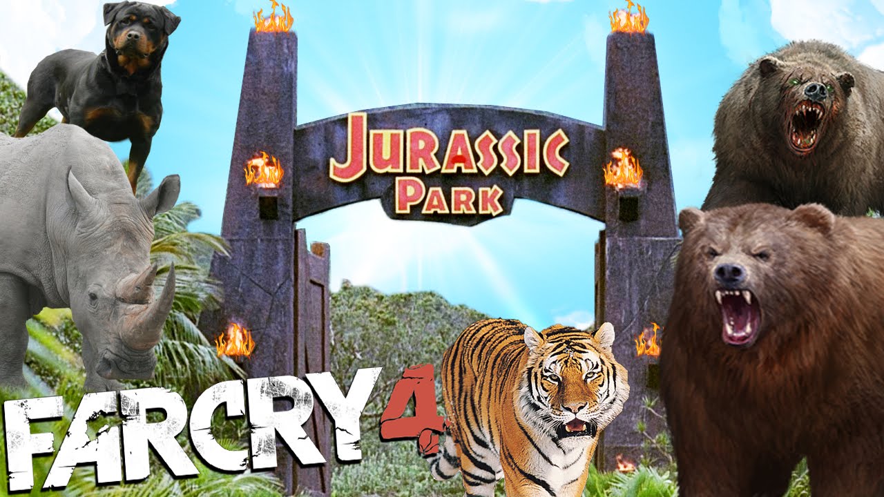 JURASIC PARK CON ANIMALES | FAR CRY 4