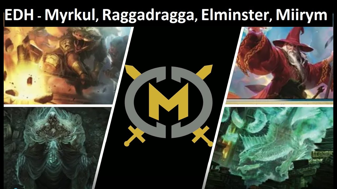 Commander Game - Myrkul, Raggadragga, Elminster, Miirym - EDH Format