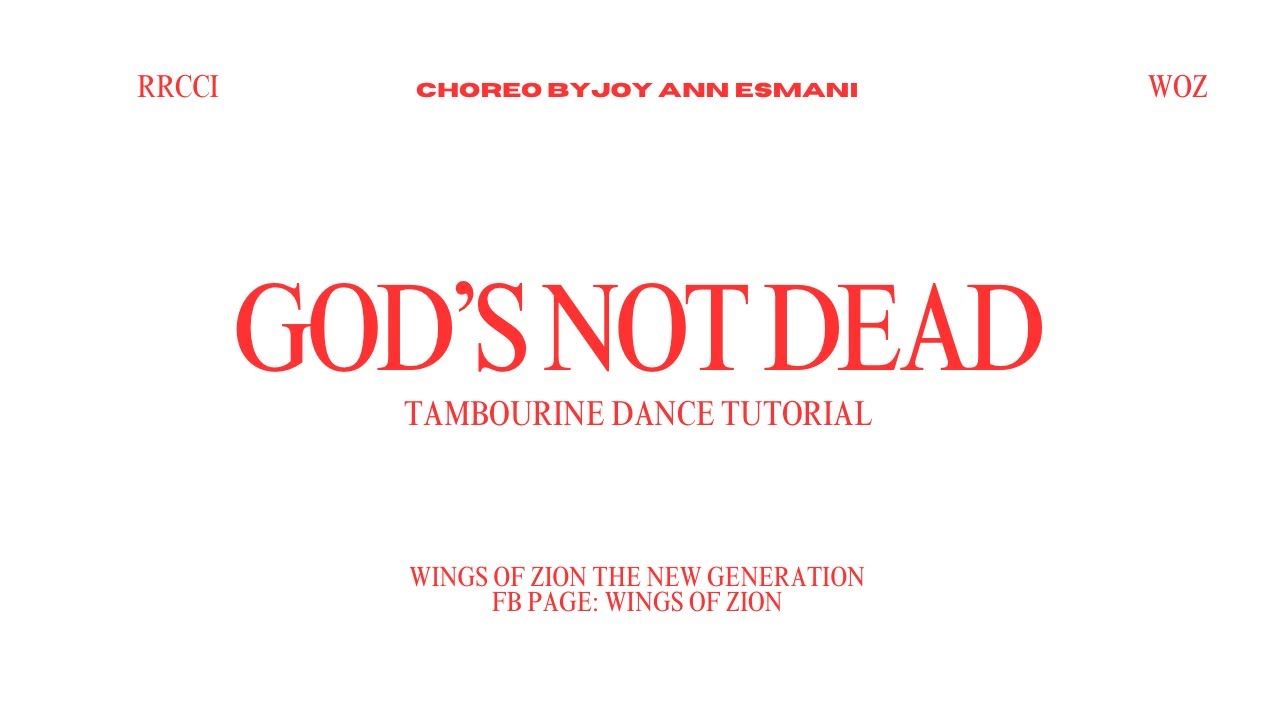 GOD’S NOT DEAD TAMBOURINE (DANCE TUTORIAL)
