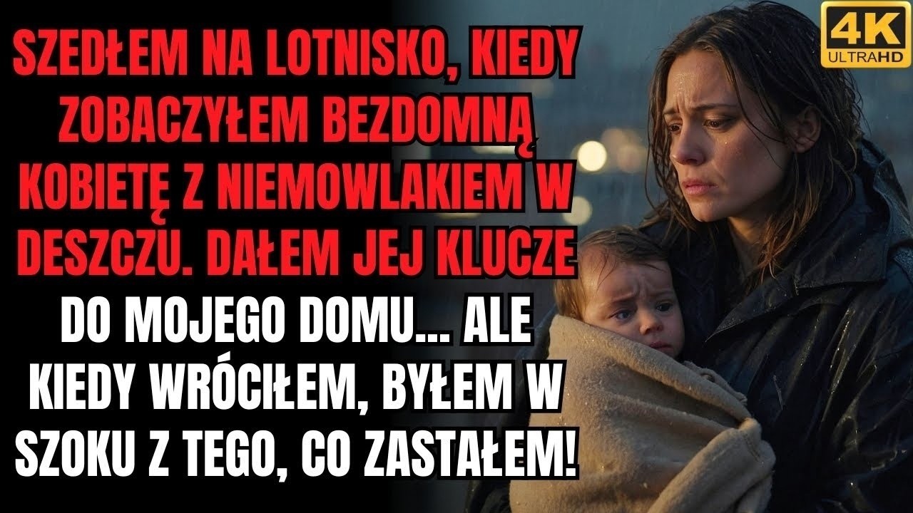 „Dałem klucze do mojego domu kobiecie‑żebraczce z dzieckiem, a kiedy wróciłem   ”
