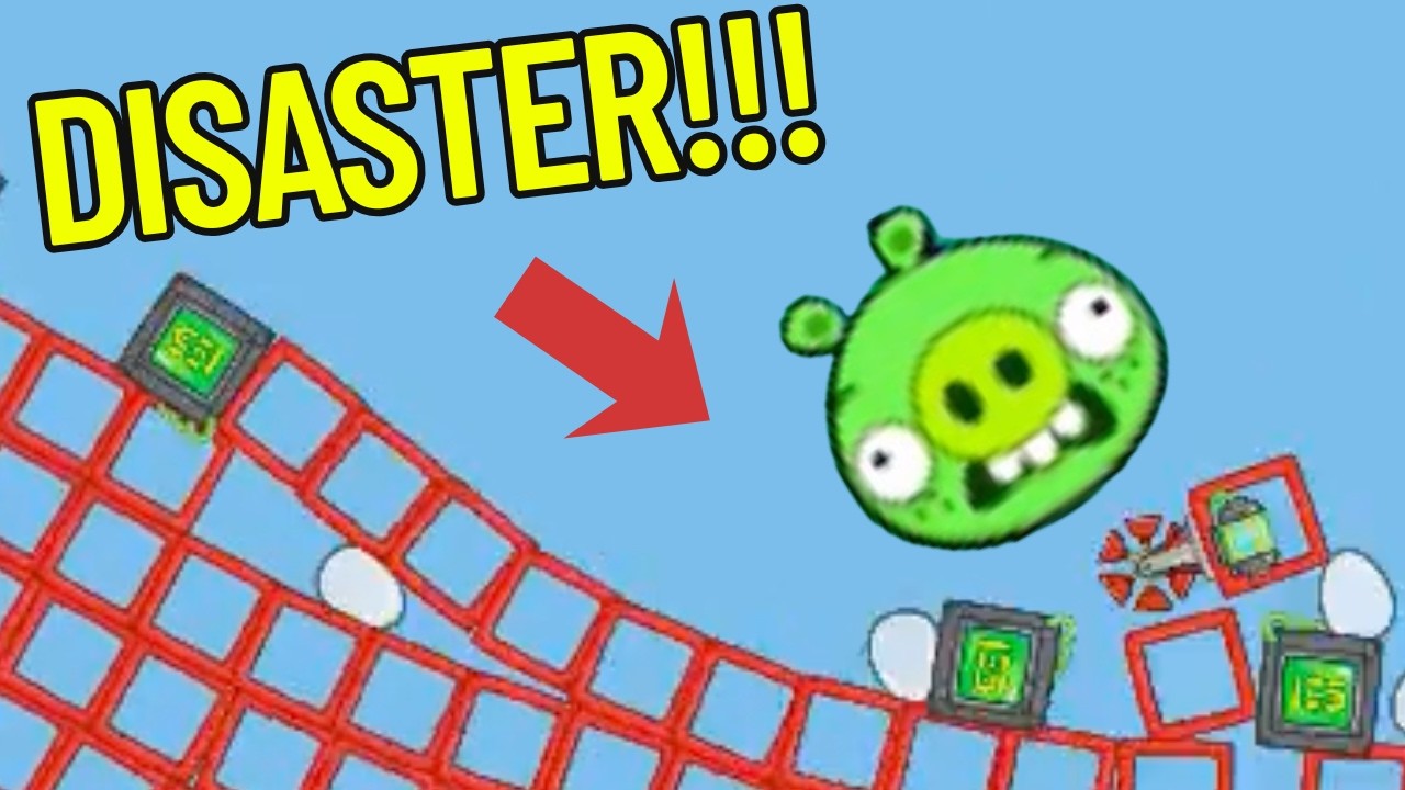 The Bridge COLLAPSED… And Everything Went Wrong 😱 | Bad Piggies #72