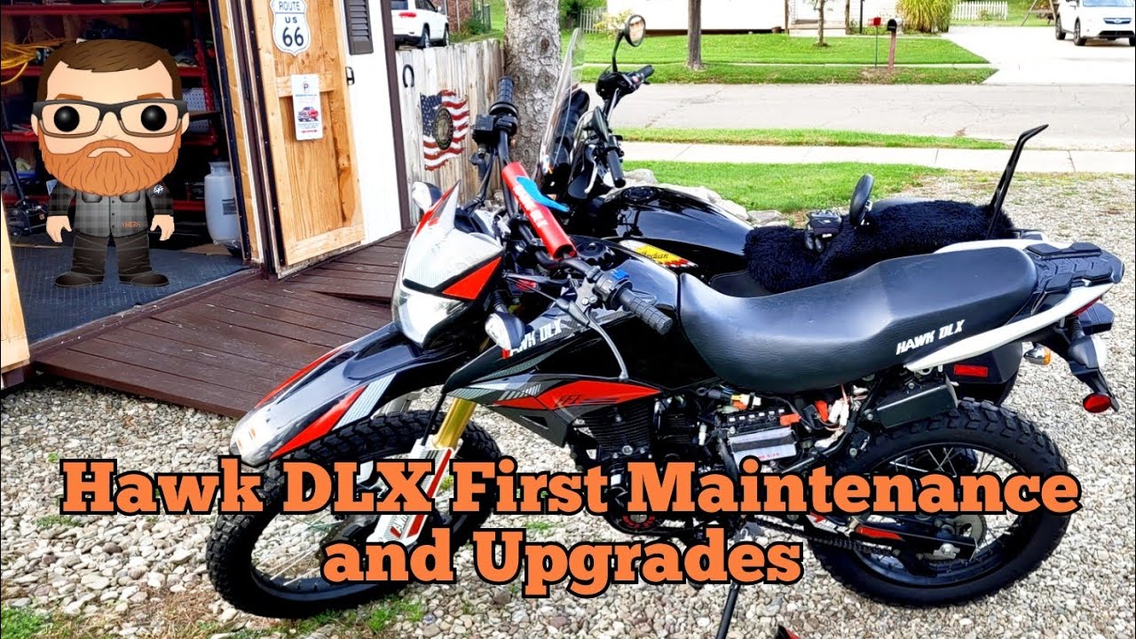 Hawk 250 DLX First Maintenance and Upgrades #chonda #refurbished #hawk250 #dualsport #amazon
