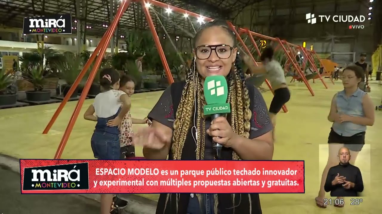Mirá Montevideo - Desde Espacio Modelo, parque público techado