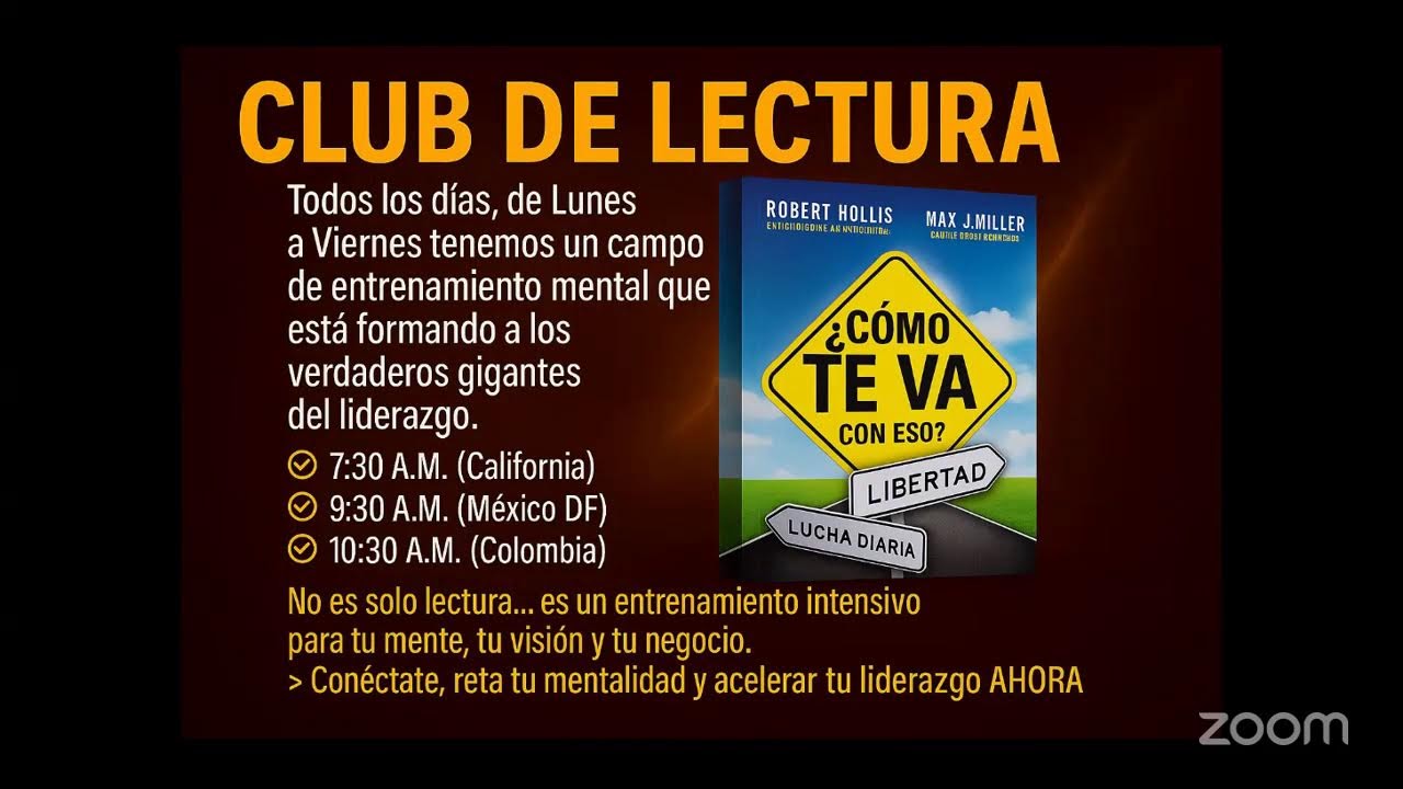 Como te va con eso? Parte 9 Club de lectura con el DE Sergio Navarro.