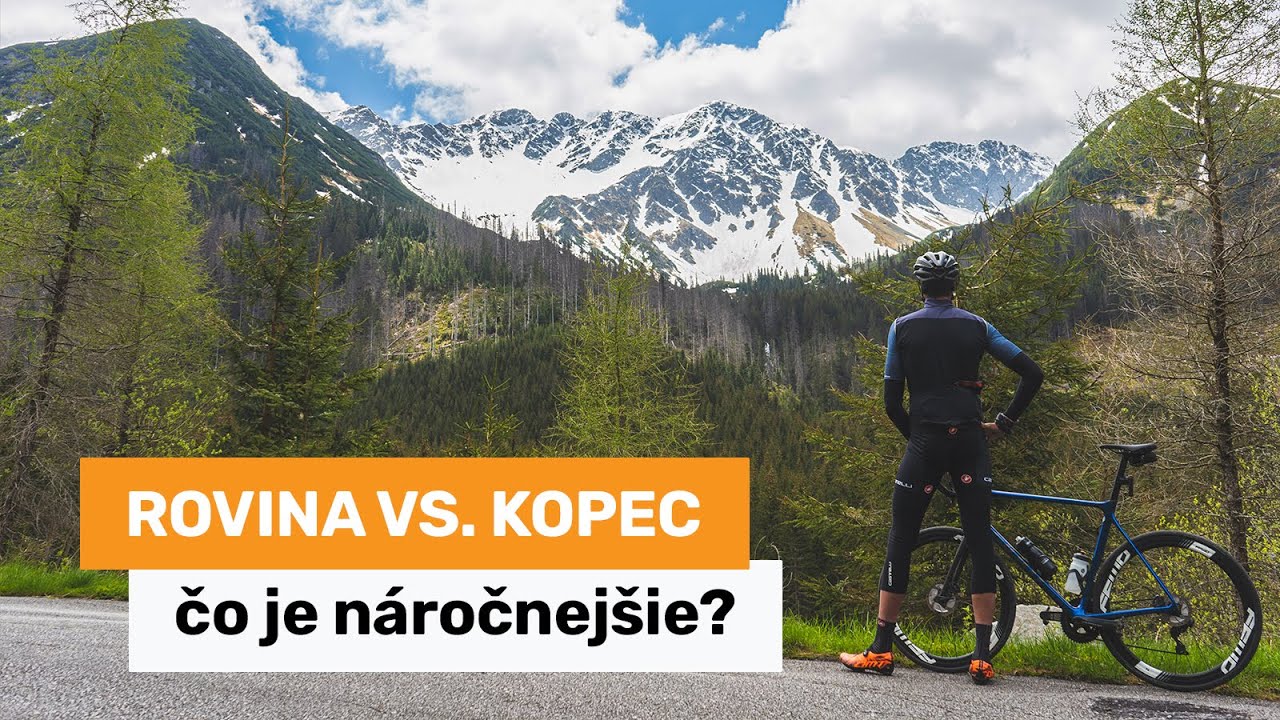 Jazda po rovine alebo v kopci - čo je náročnejšie?