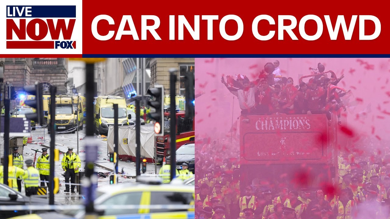 Breaking: Car drives into crowd at Liverpool's Premier League victory parade