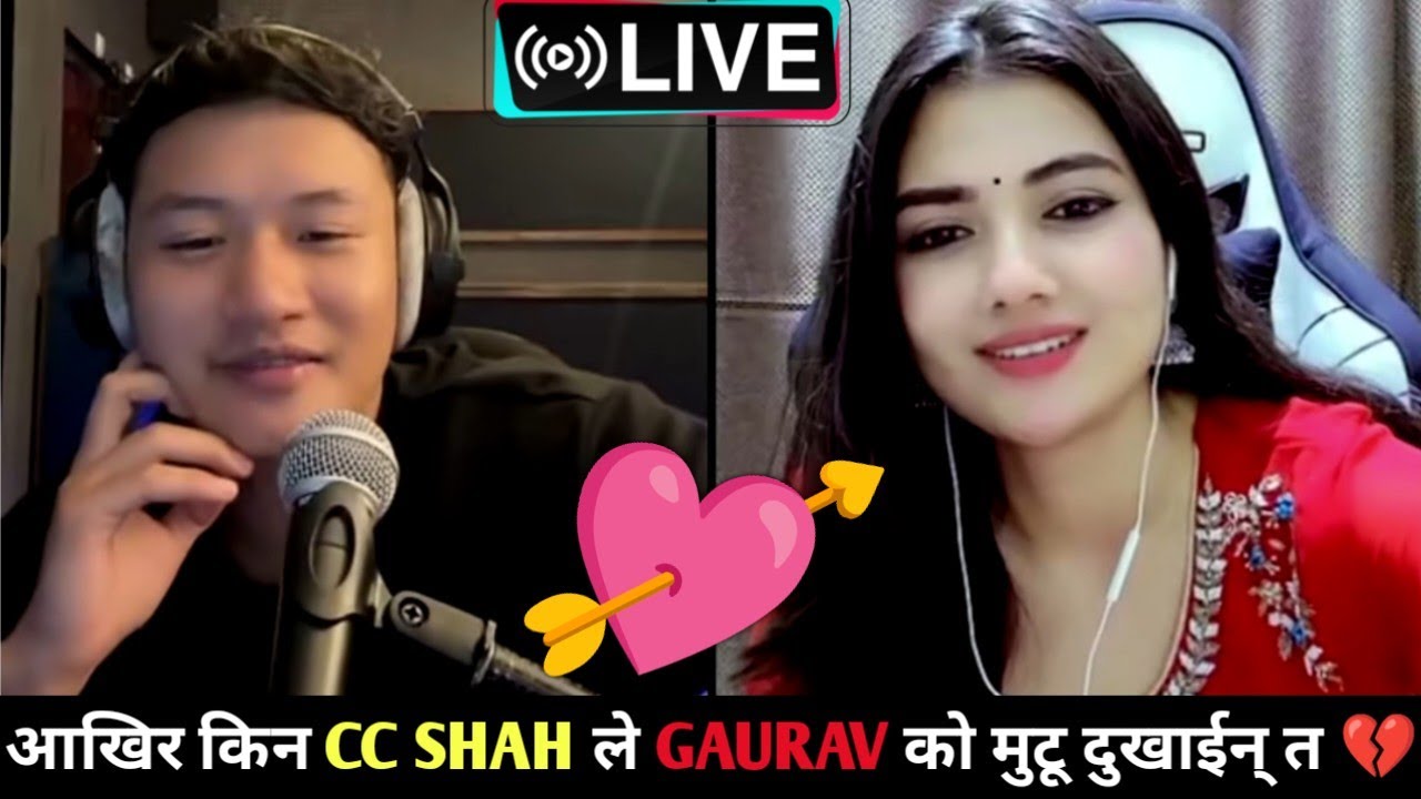 किन दुख्यो त गौरभ को मुटु | 💔 GAURAV RAI AND CC SHAH TIKTOK LIVE TODAY TOGETHER  ||