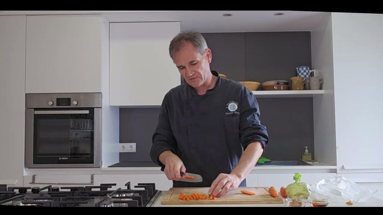 MISOZUKE - verduras fermentadas con MISO: zanahoria y colinabo. Macorbiótica