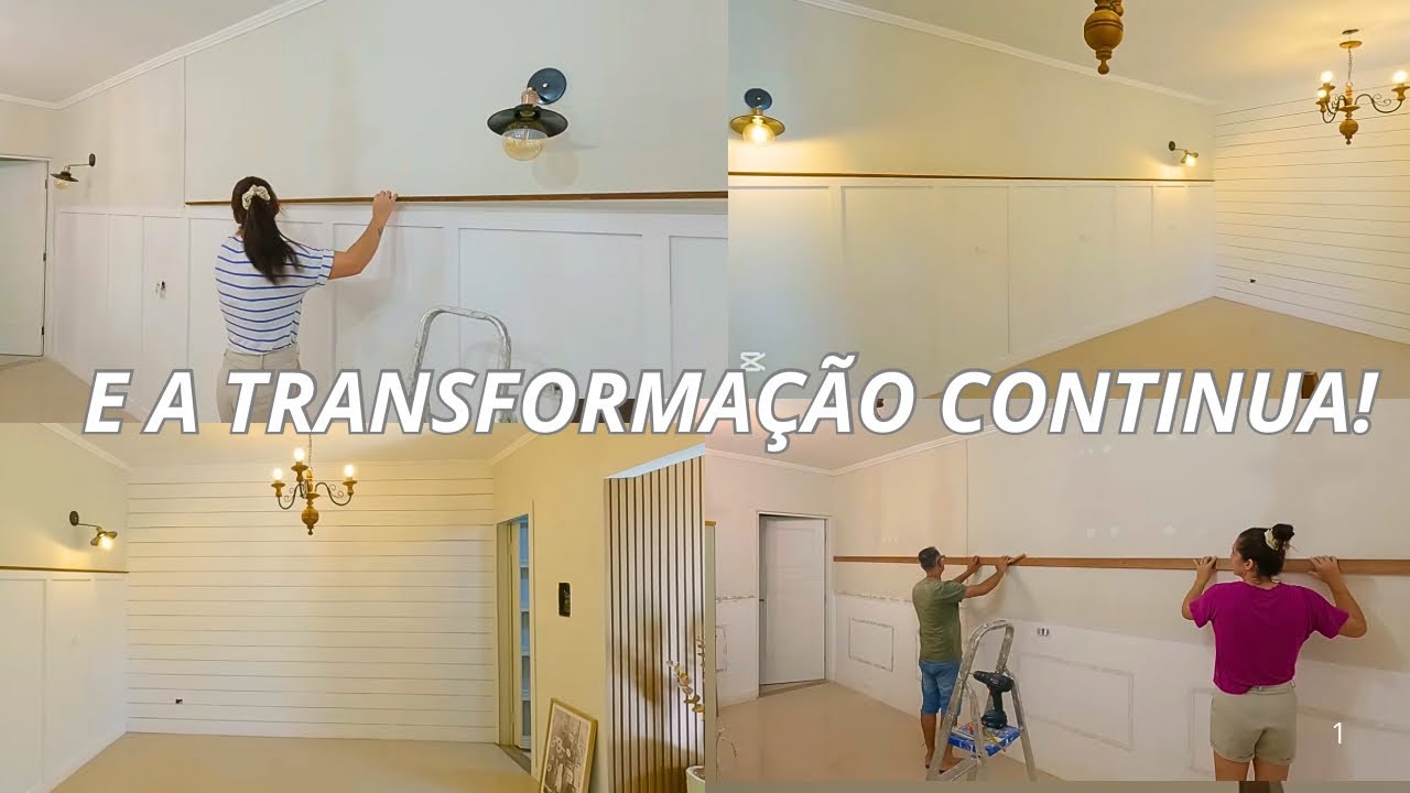 TRANSFORMA&Ccedil;&Atilde;O DE SALA SIMPLES PARA UMA BEM DIFERENTE QUE VAI FICAR MUITO LINDA!