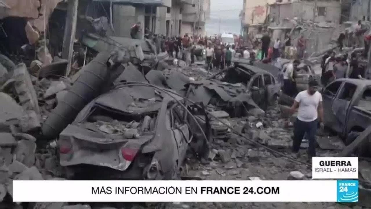 Devastación y muerte en la Franja de Gaza tras la respuesta de las tropas israelíes