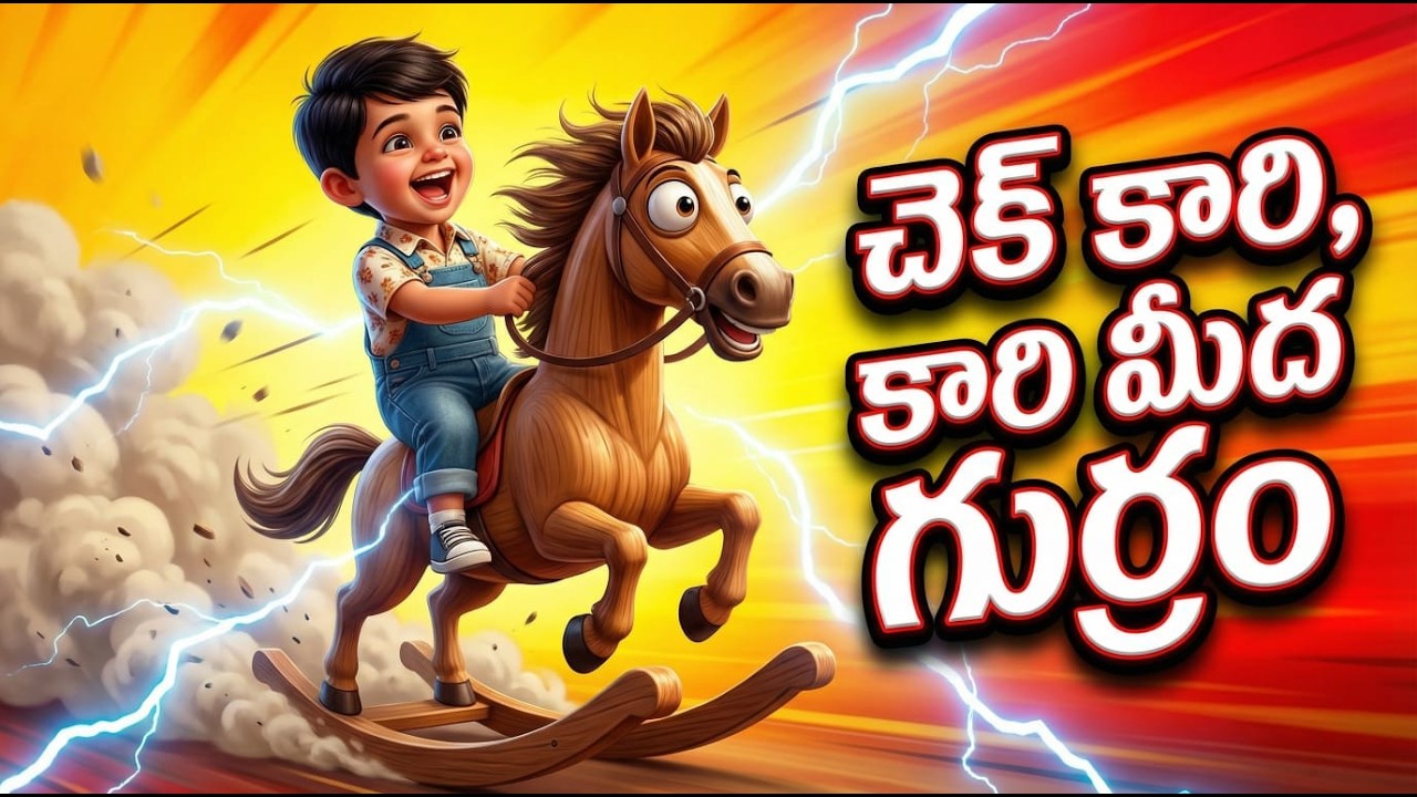 Karra Gurram.. Gidugu Gidugu! కర్ర గుర్రం.. గిడుగు గిడుగు! Lakdi Ki Kathi Telugu  - Allari Junior