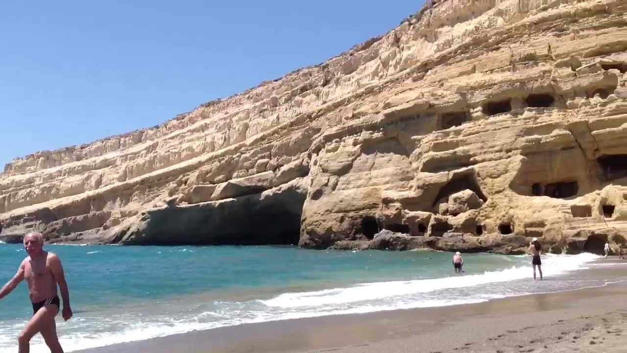 From Preveli Beach to Matala Beach, Crete - Greece 2017 (speed 4x)