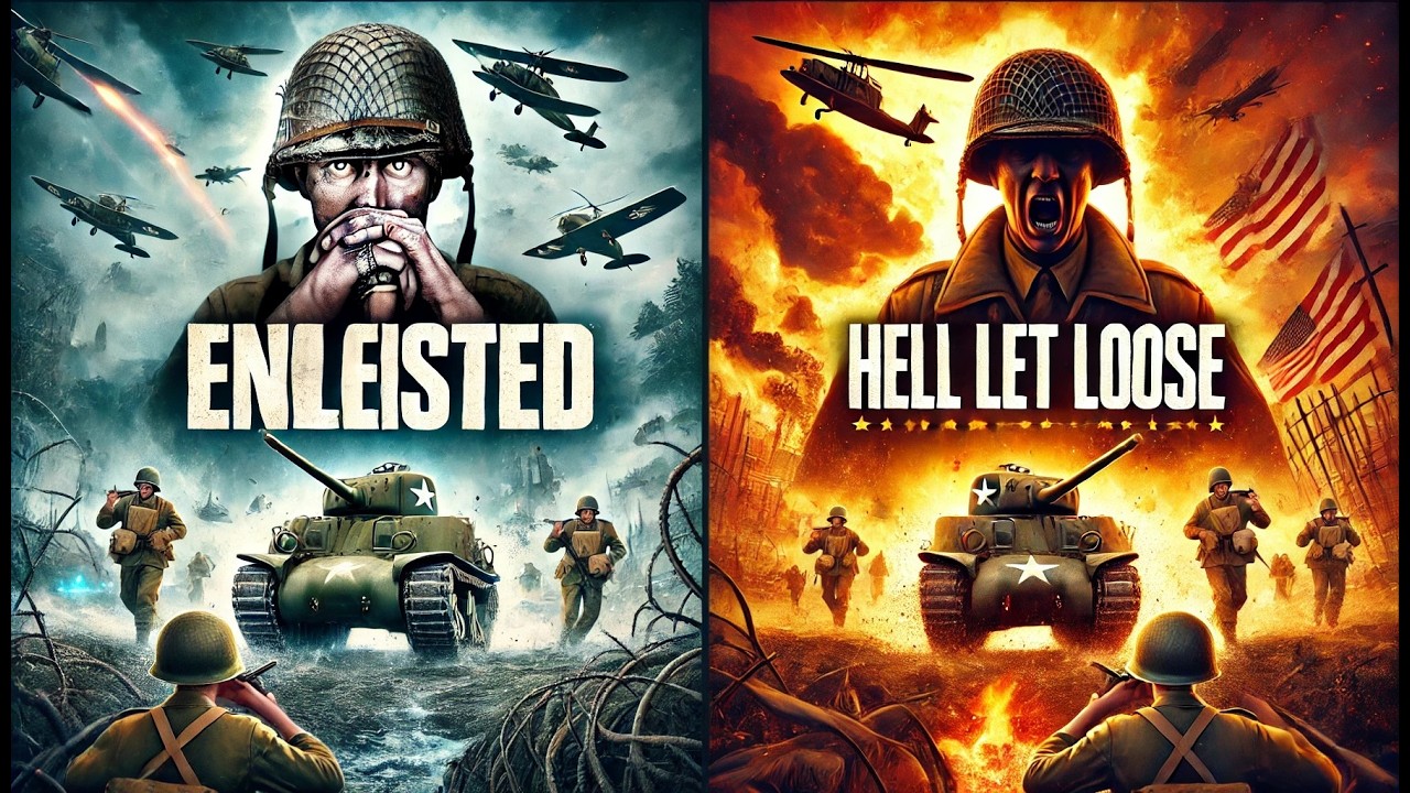 Enlisted vs Hell Let Loose | NAJLEPSZA GRA FPS WW2 MULTIPLAYER