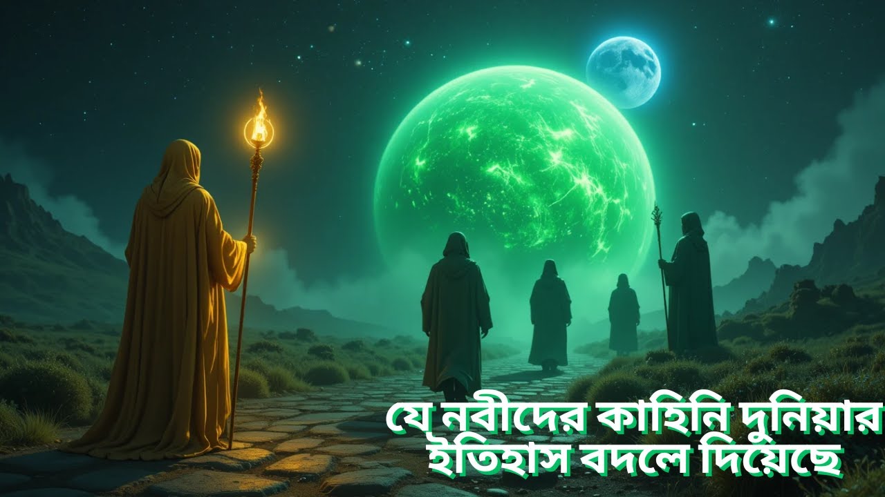 যে নবীদের কাহিনি দুনিয়ার ইতিহাস বদলে দিয়েছে — আদম (আঃ) থেকে হযরত মুহাম্মদ (সাঃ) পর্যন্ত!#আলোকাহিনী