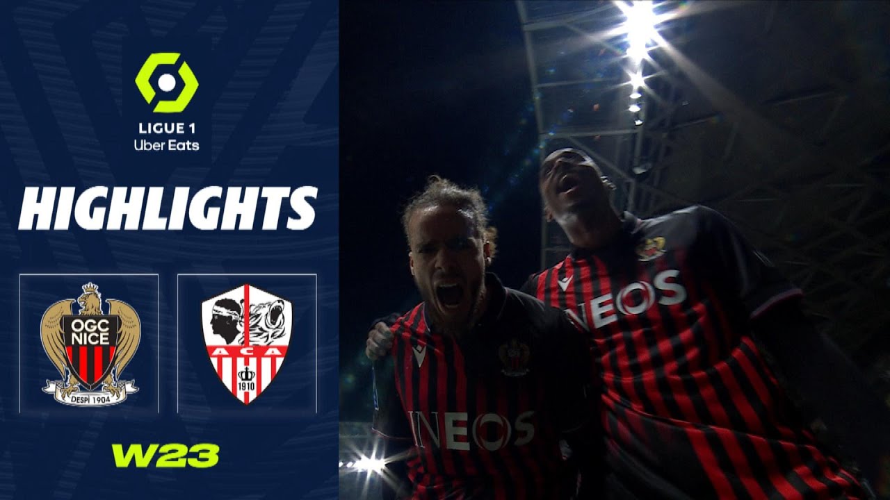 OGC NICE - AC AJACCIO (3 - 0) - Highlights - (OGCN - ACA) / 2022-2023