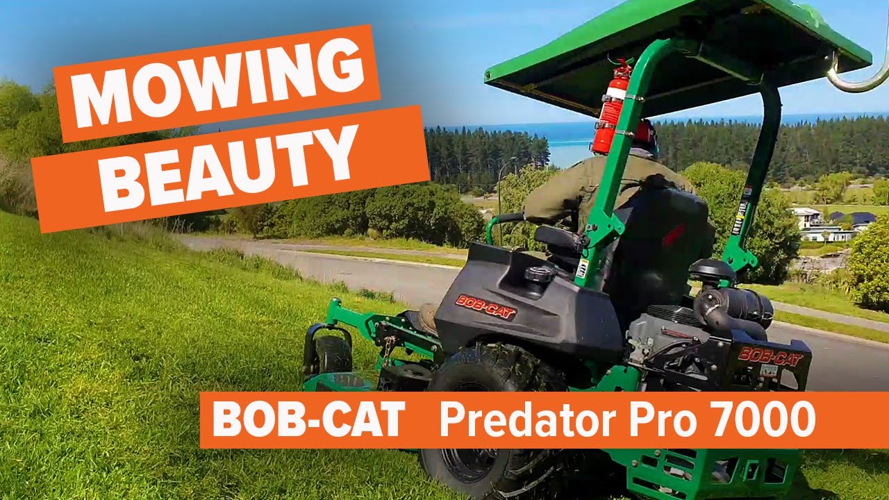 Mowing at BEAUTIFUL Ocean Ridge with the BOB-CAT Predator Pro 7000!