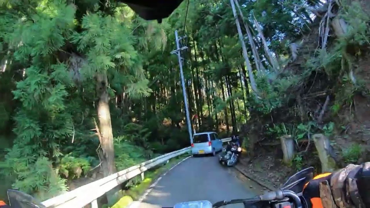 善峯寺バイク単独事故遭遇しました！