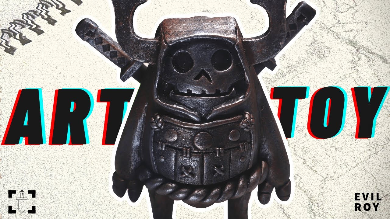 Making An Art Toy From Polymer Clay  Resin Toy Making
