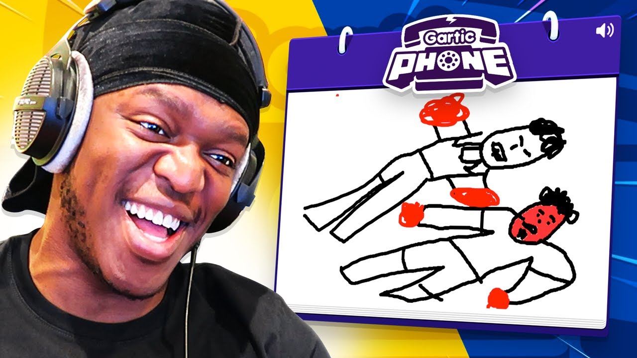 Gartic Phone but it's YouTube Boxing... (Sidemen Gaming)