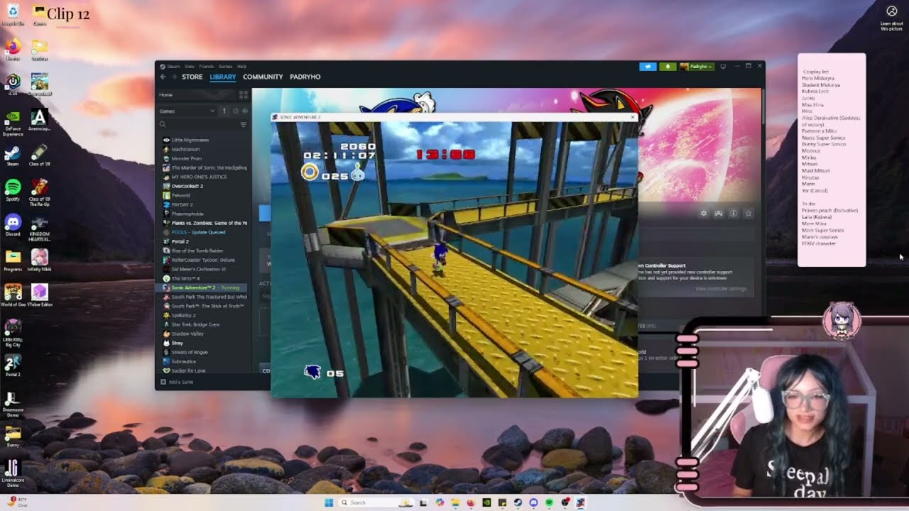 Bad times at stream featuring skill and technical issues