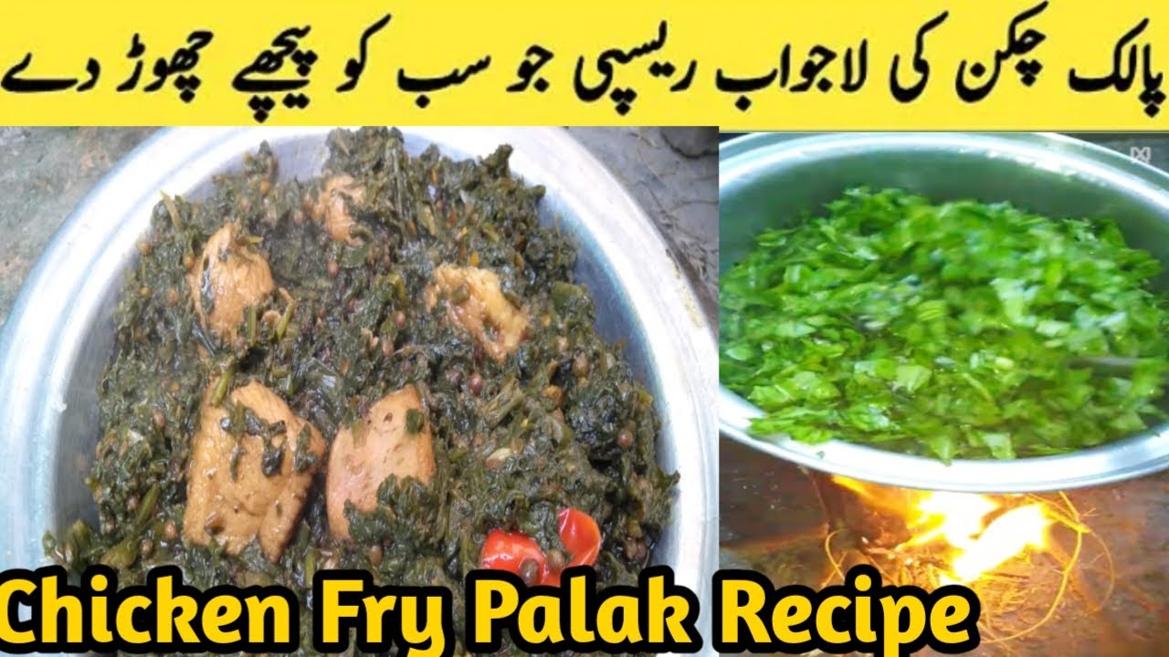 Palak Chicken recipe | Degi Chicken Palak Shadiyon wala | Chicken Palak Shadiyon wala | By Bushra...