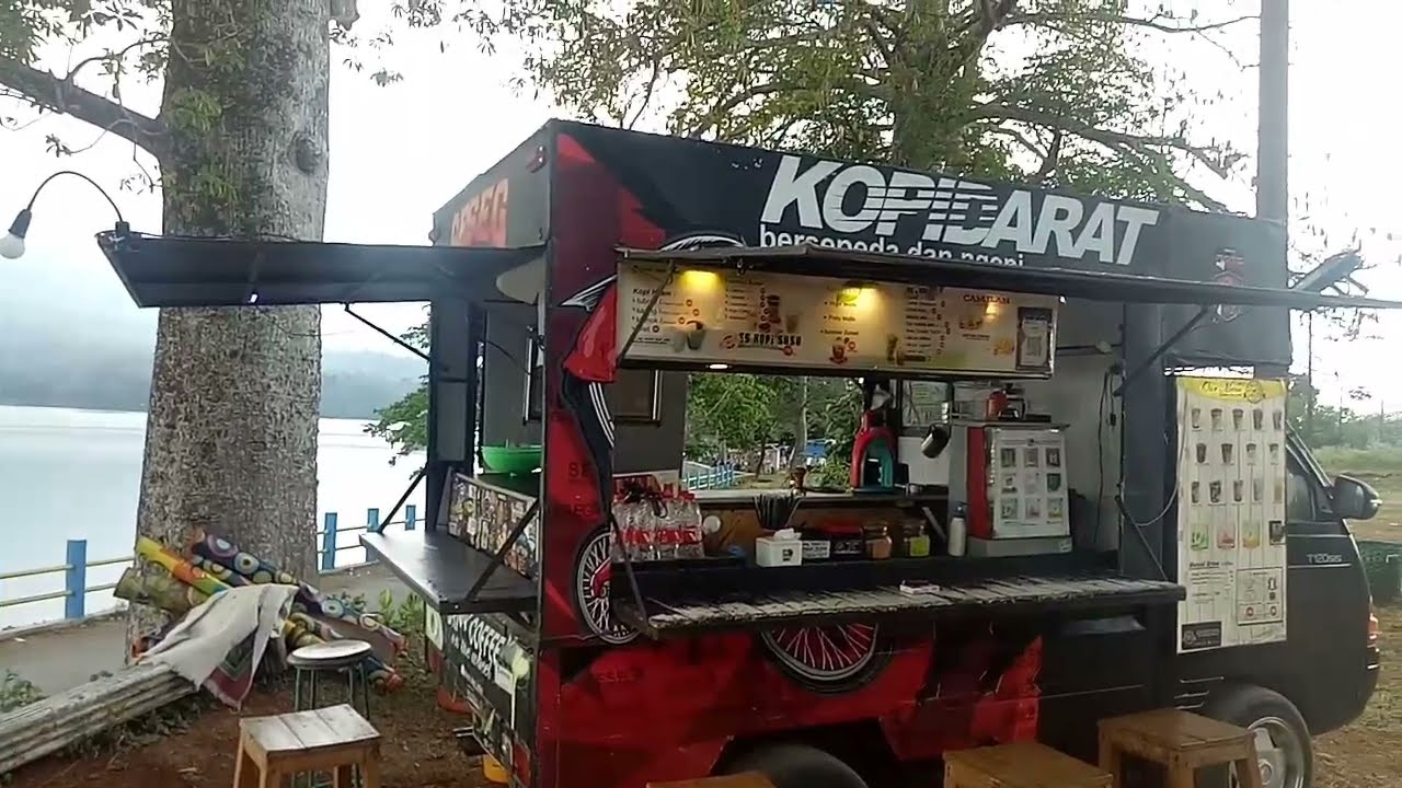 KEREN !!! PICK UP MITSUBHISI T120 DI UDAH JADI FOODTRUK/WARUNG MOBIL