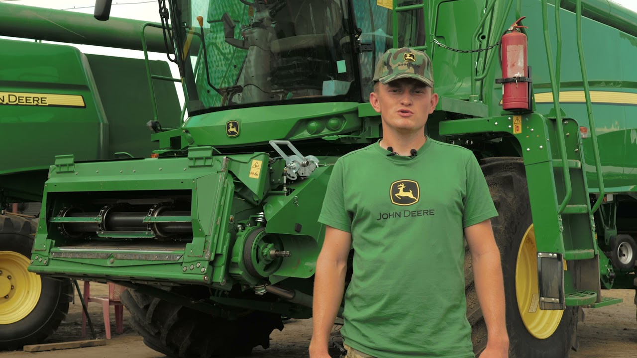 Комбайн John Deere W650 с жаткой 630F от АО 